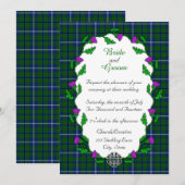 Keltische Hochzeit Douglas Einladung (Vorne/Hinten)