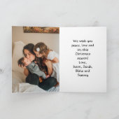 Keltische illuminierte Kalligrafie Johannes 1:14 W Karte (Innenseite)