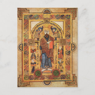 keltische Illustration, 9. Jahrhundert Postkarte