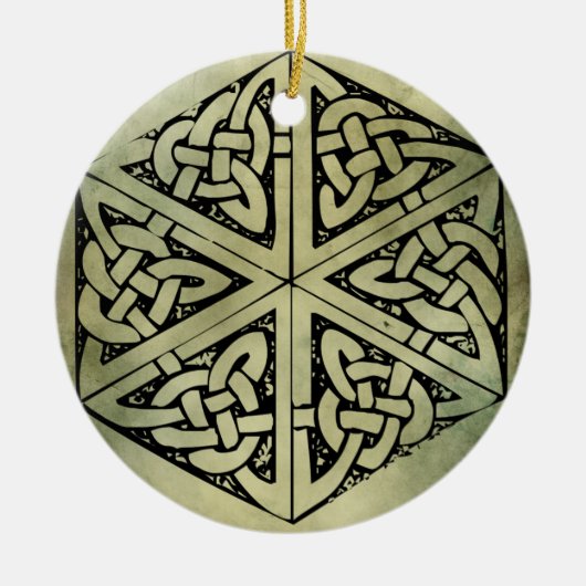 keltische irische heilige Symbole Keramik Ornament (Vorne)