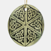 keltische irische heilige Symbole Keramik Ornament (Links)