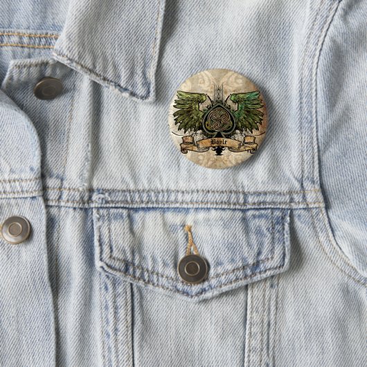 Keltische irische Tätowierungs-städtischer Button (Beispiel)