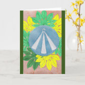 Keltische Karte (Gelbe Blume)