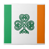 Keltische Kleeblatt-Flagge der Fliese (Vorderseite)