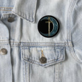 Keltische Klinge und Mond Button (Beispiel)