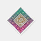 keltische Knochen Serviette (Ecke)