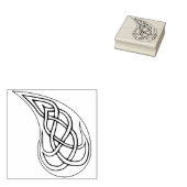 keltische Knochentränze Kunst Briefmarke Gummistempel (Stempel)