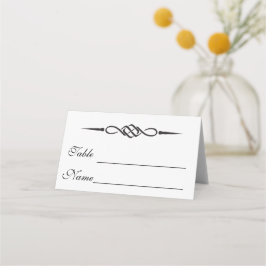 Keltische Knoten-Hochzeitsplatzkarte Platzkarte