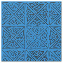 Keltische Knoten im Blau