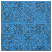 Keltische Knoten im Blau Stoff (Muster)