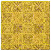 Keltische Knoten im Gold Stoff (Muster)