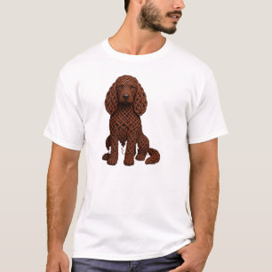 Keltische Knoten-Irische Doodle-Hundekunst T-Shirt