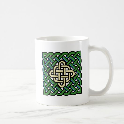 Keltische Knoten-Irishcoffee-Tasse Kaffeetasse (Rechts)