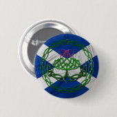 Keltische Knoten und Fahne Button (Vorne & Hinten)
