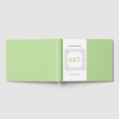 Keltische Knoteninitialen - Hintergrundfarbe anpas Gästebuch (Voll)
