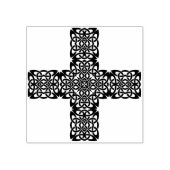 keltische Knotenkreuz-Briefmarke Gummistempel (Prägung)