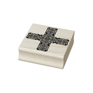 keltische Knotenkreuz-Briefmarke Gummistempel