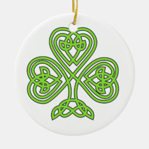 Keltische Knotenkreuz Keramikornament