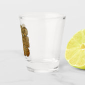 Keltische Knüpfarbeit Kreuzglas Schnapsglas (Rechts)