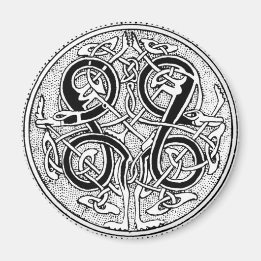 keltische Knüpfarbeit Magnet (Vorne)