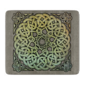 Keltische Knüpfarbeit Mandala Schneidebrett (Vorderseite)