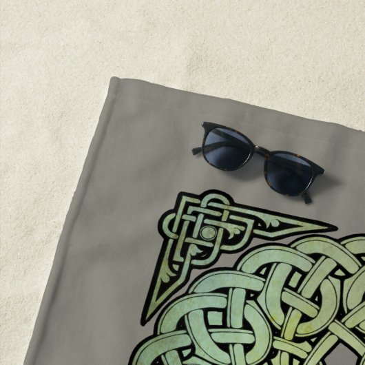 Keltische Knüpfarbeit Mandala Strandtuch (Beispiel)