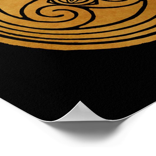 Keltische Knüpfarbeit Poster (Ecke)