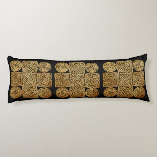 Keltische Knüpfarbeit Seitenschläferkissen (Rückseite)