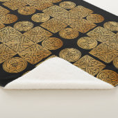 Keltische Knüpfarbeit Sherpadecke (3/4)