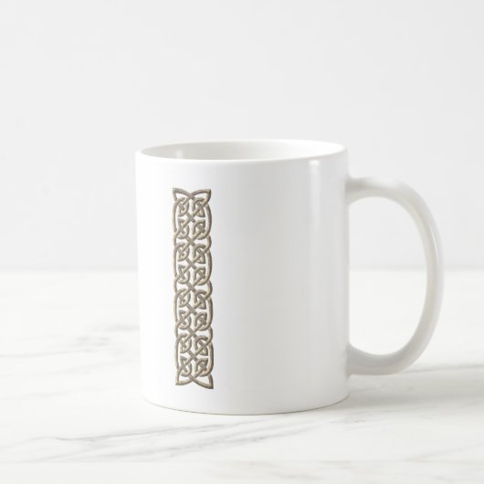 Keltische Knüpfarbeit - Stein 1 Kaffeetasse (Rechts)