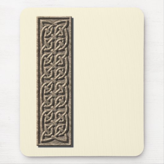 Keltische Knüpfarbeit - Stein 2 Mousepad (Vorne)