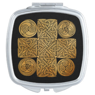 Keltische Knüpfarbeit Taschenspiegel
