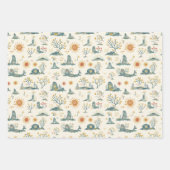 Keltische Knüpfarbeit und Sonnensymbole Litha Geschenkpapier Set (Vorderseite 2)