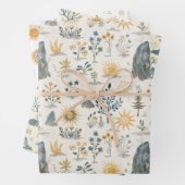 Keltische Knüpfarbeit und Sonnensymbole Litha Geschenkpapier Set (Beispiel)