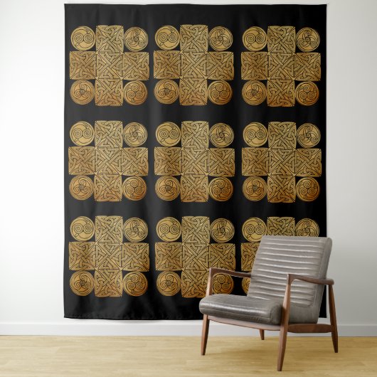 Keltische Knüpfarbeit Wandteppich (Beispiel)