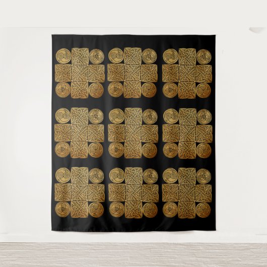 Keltische Knüpfarbeit Wandteppich (Vorderseite)