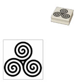 keltische Kreiskunst Briefmarke Gummistempel (Stempel)