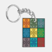 Keltische Kreuze Schlüsselanhänger (Vorderseite links)