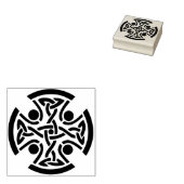 keltische Kreuzkunst-Briefmarke Gummistempel (Stempel)