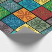 Keltische Kreuzpapier Geschenkpapier (Ecke)