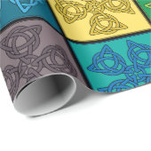 Keltische Kreuzpapier Geschenkpapier (Rolleneckpunkt)