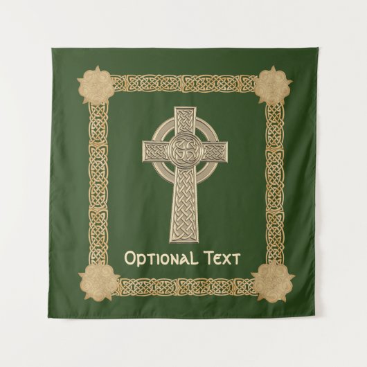 keltische Kreuzung Wandteppich (Vorderseite)