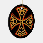 keltische Kreuzverzierung Keramik Ornament (Rechts)