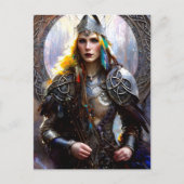 Keltische Kriegerkönigin Postkarte (Vorderseite)