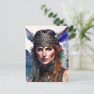 keltische Kriegerprinzessin Postkarte