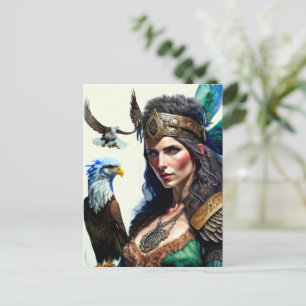keltische Kriegerprinzessin Postkarte