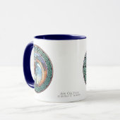 Keltische Kunst-Drache-Tasse Tasse (Vorderseite Links)