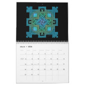 Keltische Kunst entwirft Wandkalender (Mär 2026)