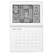 Keltische Kunst entwirft Wandkalender (Jan 2026)