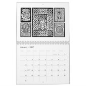 Keltische Kunst entwirft Wandkalender (Jan 2027)
